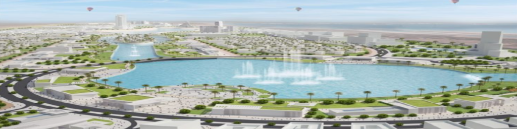 On the north-western coast of Egypt near the Marsa Matrouh governorate, workers are racing against time to complete the first phase of a new multi-million-dollar eco-city under development to become Egypt’s “new Riviera”./credit: invest-gate