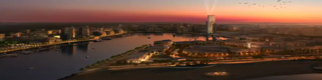 Tunis Financial Harbour (TFH) will deliver North Africa’s first offshore financial centre at Tunis Bay. It is estimated that the aggregate final development value of the TFH project will reach US$3 billion and that the project will extend over 523 acres in the coastal area of Hessiene, Ariana in Tunis/crdit: gfh