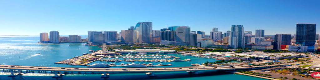 Discover the streets of Miami from a breathtaking aerial perspective in this cinematic 4K drone footage film. Fly over the city's most iconic streets, palm-lined avenues, vibrant neighborhoods, tropical beaches, and famous coastal scenery as you experience the energy of Miami like never before./credit: Across America@scenic_america