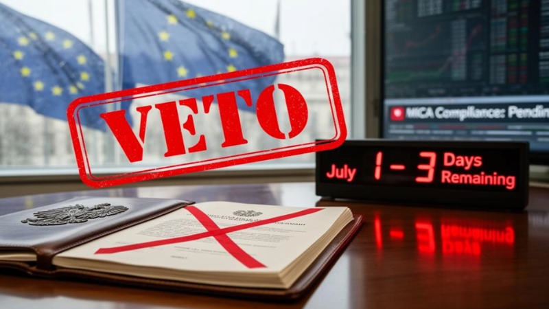 Poland is now the only EU member without a MiCA licensing regime after its president vetoed the enabling law for the third time.