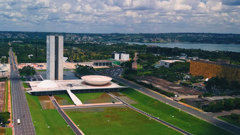 aerial images of some of the most beautiful and symbolic spots in Brasília, Federal District.